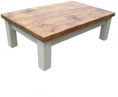 painted pine coffee table