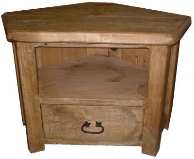 rustic corner tv